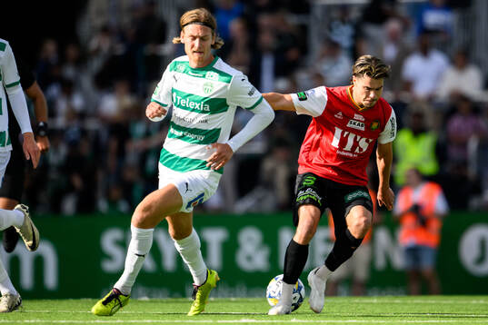 Västerås Gustav Granath och GAIS William Milovanovic