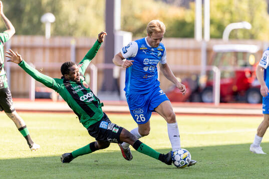 Varbergs Azeez Temitope Yusuf och IK Oddevolds Gabriel