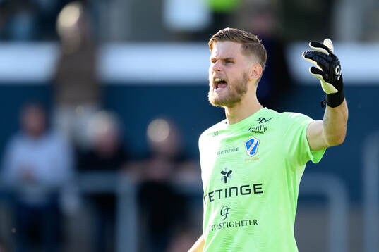 Halmstads målvakt Tim Rönning