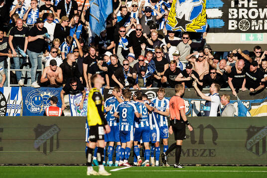 IFK Göteborgs Ramon Pascal Lundqvist jublar