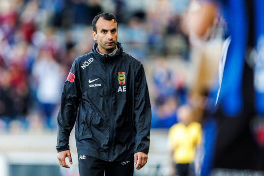 Brommapojkarnas tränare Andreas Engelmark