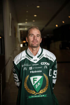 Färjestads tränare Tomas Mitell