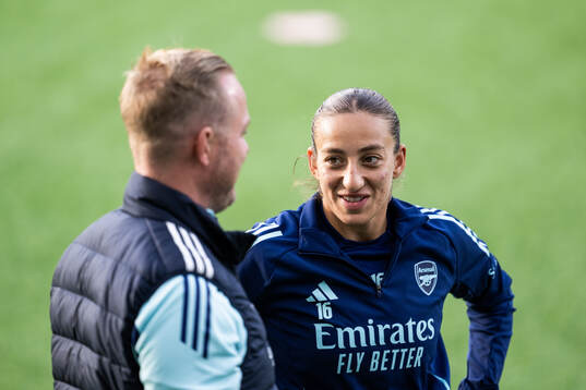 Head coach Head coach Jonas Eidevall and Rosa Kafaji