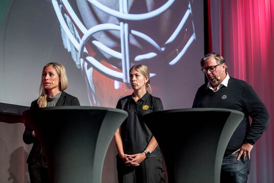 Gizela Ahlgren Bloom, SHL, Erika Grahm, sportchef, Brynäs