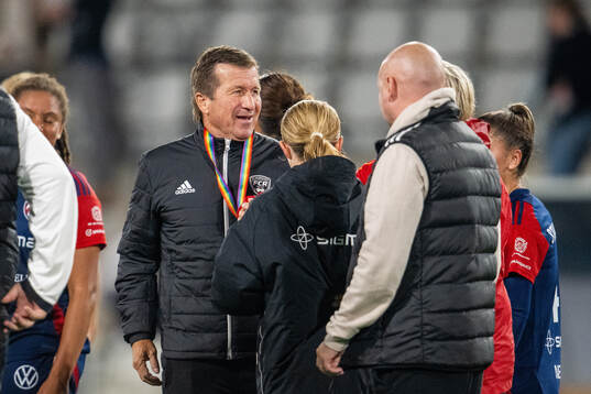 FC Rosengårds ordförande Håkan Wifvesson efter slutsignalen
