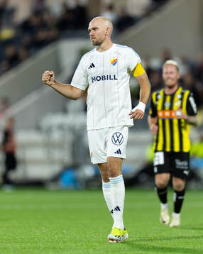Djurgårdens Marcus Danielson jublar