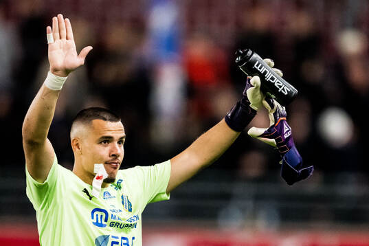 IK Oddevolds målvakt Armin Ibrahimovic