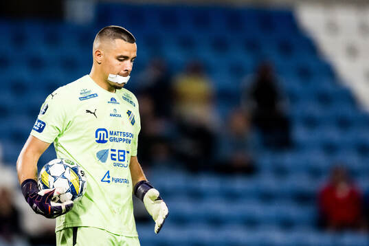 IK Oddevolds målvakt Armin Ibrahimovic