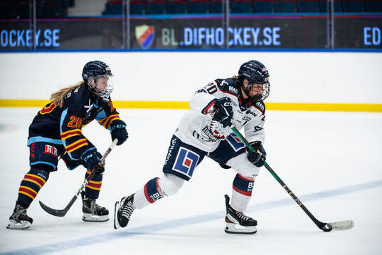 Djurgårdens Brette Pettet och Linköpings Lova Blom