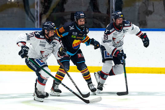 Linköpings Lova Blom och Sara Hjalmarsson och Djurgårdens