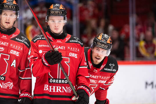 Örebros Gustav Backström, Liam Danielsson och Emil Larsson