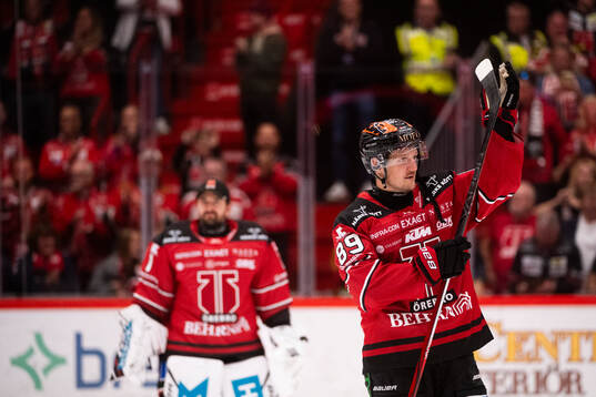 Örebros Patrik Karlkvist jublar