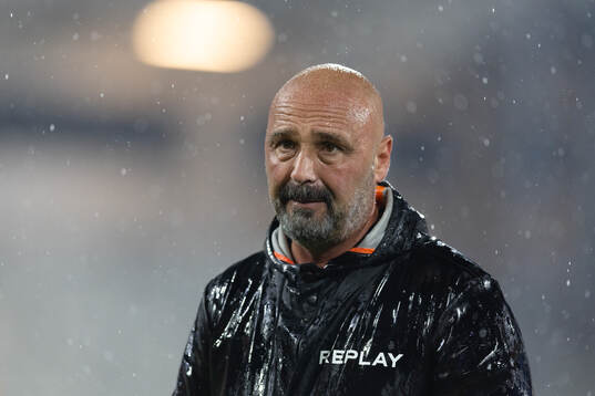 Utsiktens manager Bosko Orovic fotbollsmatchen i Superettan