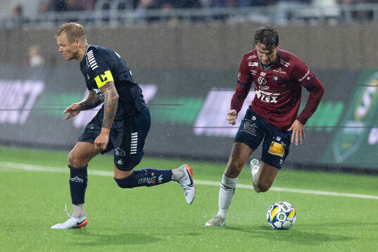 Utsiktens Jesper Brandt och Örgrytes Noah Christoffersson