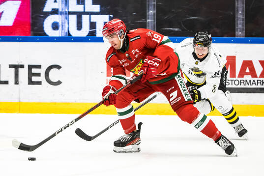 Moras Ture Linden och AIKs Tom Hedberg