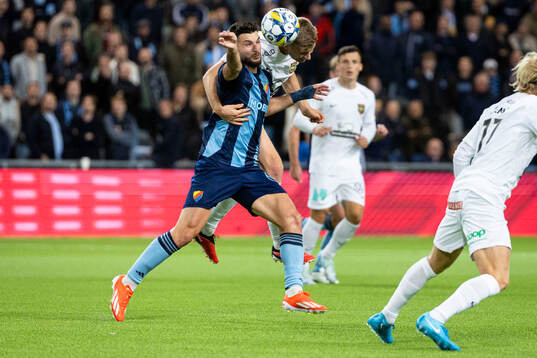 Djurgårdens Besard Sabovic och Brommapojkarnas Ludvig