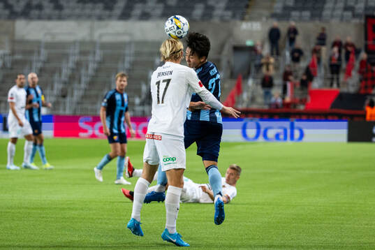 Brommapojkarnas Alexander Jensen och Djurgårdens Keita