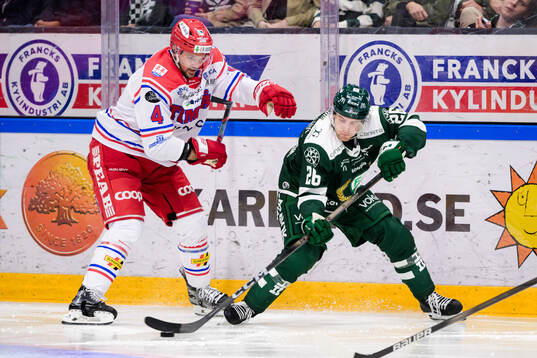 Timrås Tim Erixon och Färjestads Joel Nyström