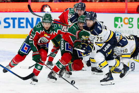 Frölundas Linus Nässen och Carl Klingberg