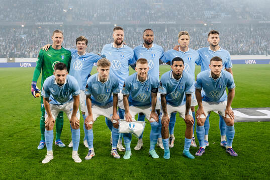 The starting eleven of Malmö FF