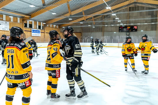 Luleås Viivi Vainikka och SDEs Michelle Löwenhielm
