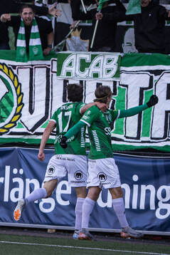 Brages Johan Arvidsson jublar