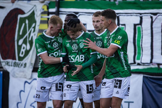 Brages Johan Arvidsson jublar