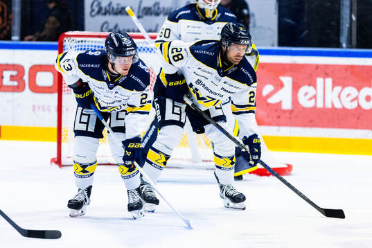 HV71s Åke Stakkestad och John Nyberg