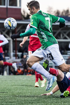 Sandvikens IFs Kasper Harletun och Brages Emil Tot Wikström