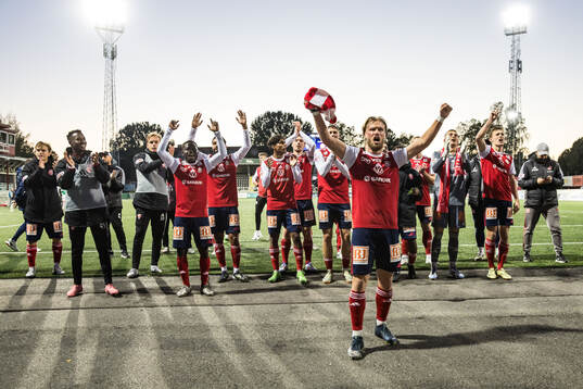 Sandvikens IFs Kasper Harletun jublar