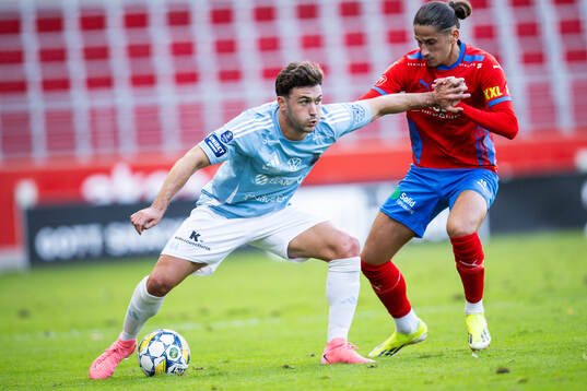 Gefles Iu Ranera Grau och Helsingborgs Ervin Gigovic