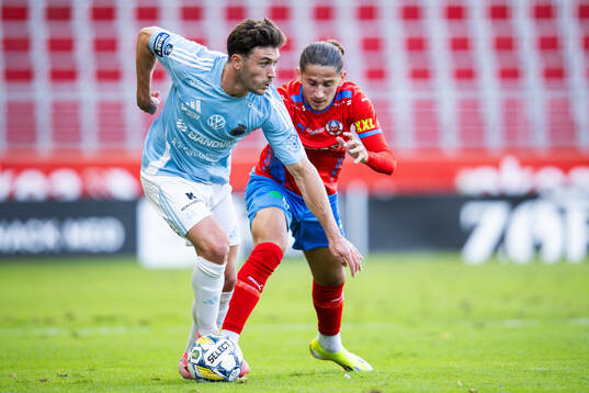 Gefles Iu Ranera Grau och Helsingborgs Ervin Gigovic