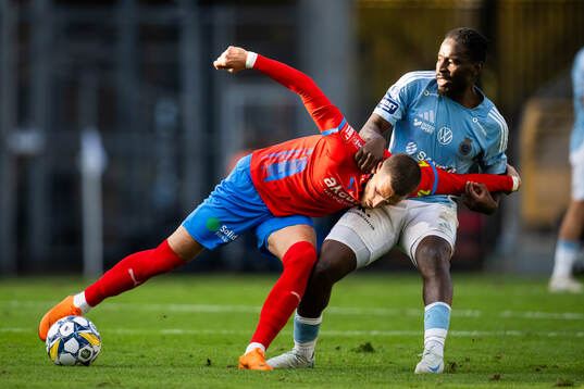 Helsingborgs Arian Kabashi och Gefles York Rafael