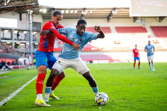 Helsingborgs Ervin Gigovic och Gefles York Rafael