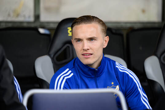 IFK Norrköpings Jacob Ortmark på bänken