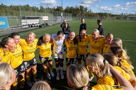 Elsfborgs spelare jublar och firar seriesegern