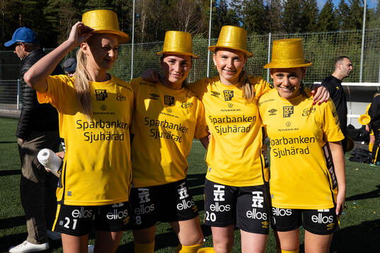 Elsfborgs spelare jublar och firar seriesegern