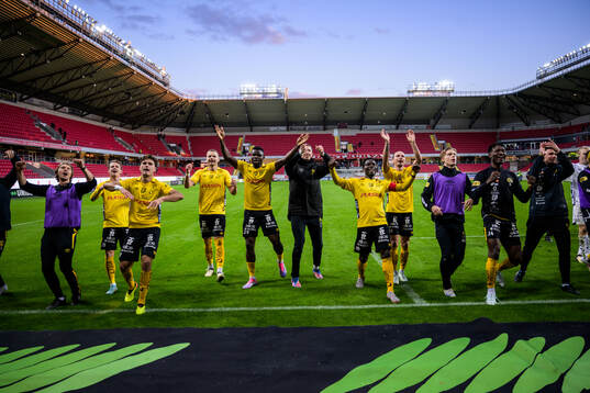 Elfsborgs spelare jublar