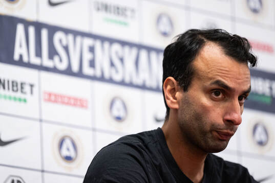 Brommapojkarnas tränare Andreas Engelmark