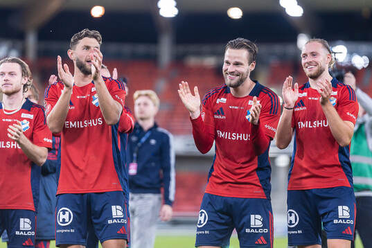 Östers Alibek Aliev, Niklas Söderberg och Kevin Höög