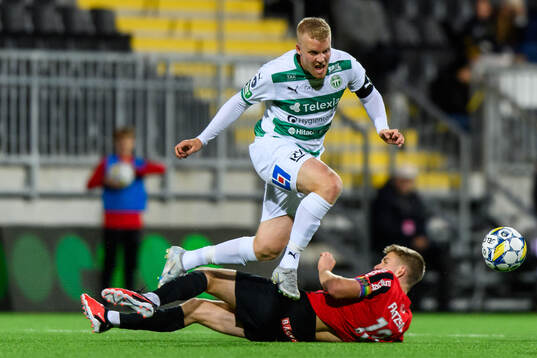 Västerås Simon Johansson och Brommapojkarnas Ludvig Fritzson