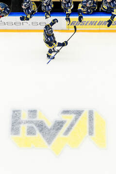 HV71s Hugo Pettersson jublar