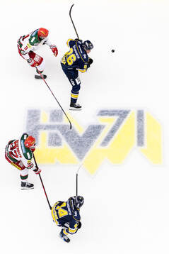 241001 HV71s Tommi Tikka under ishockeymatchen i SHL mellan HV71 och MoDo den 1 oktober 2024 i Jönköping. 