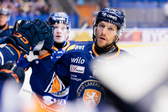 Växjös Eric Martinsson jublar