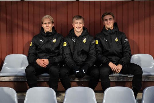 Häckens Harry Hilvenius, Noah Ek och Joel Hjalmar
