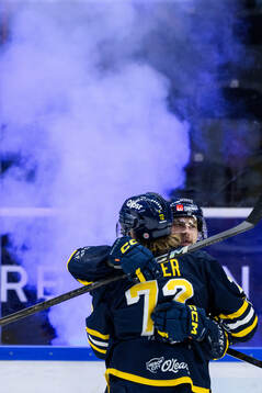 Södertäljes Nicolai Meyer jublar