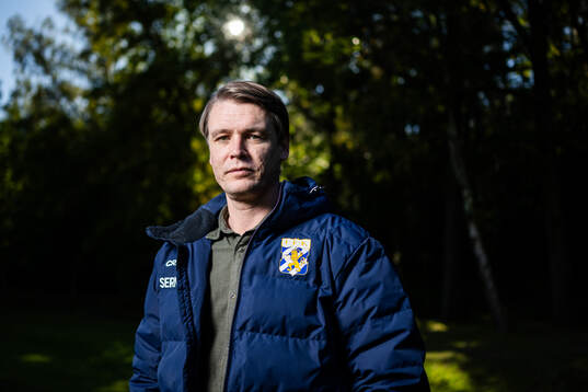 IFK Göteborgs tekniske direktör Ola Larsson poserar för ett porträtt den 3 oktober 2024 i Göteborg. 