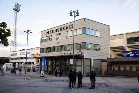 Exteriör vy av Platinumcars Arena