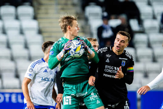 Sirius målvakt Jakob Tånnander och Henrik Castegren