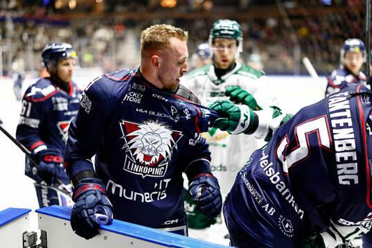 Slagsmål med Linköpings Robin Kovacs